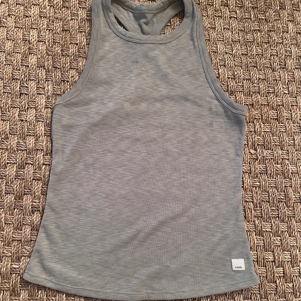 Vuori Sunrise High Neck Ribbed Tank